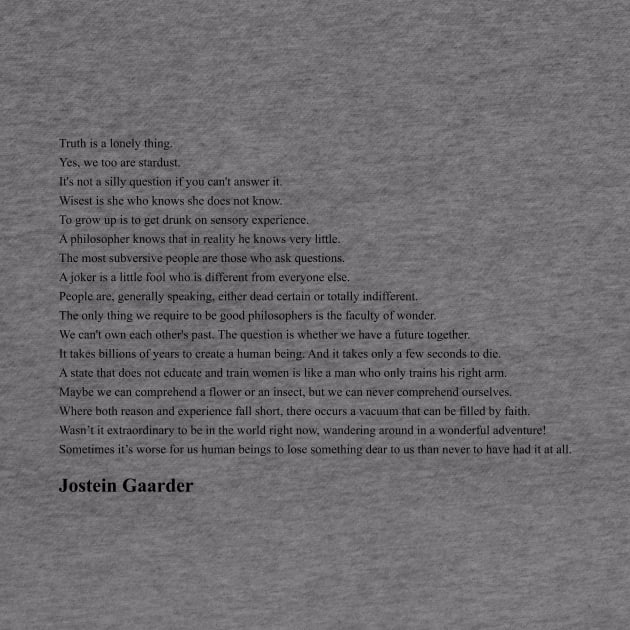 Jostein Gaarder Quotes by qqqueiru